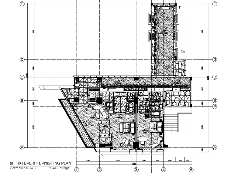 高端酒店室内建筑方案文本资料下载-[深圳]高端酒店样板房设计CAD施工图（含实景图）