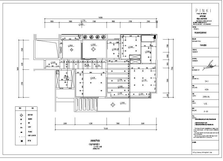 住宅户型样板房资料下载-欢快的普罗旺斯-住宅样板房室内设计施工图