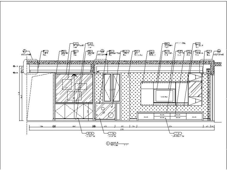 [上海]花园洋房样板间设计施工图-[上海]花园洋房样板间设计立面图