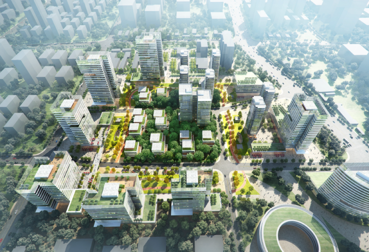 城市设计引导地块资料下载-漕河泾开发区地块城市设计方案文本
