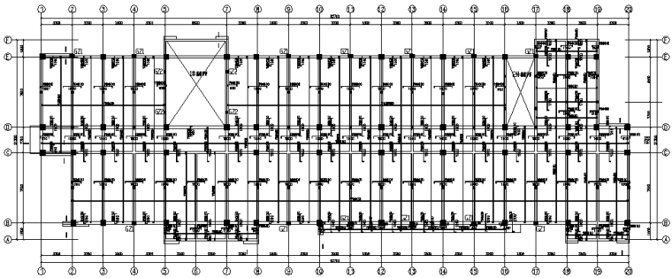 6层框架结构教学楼建筑结构施工图（CAD、30张）_3
