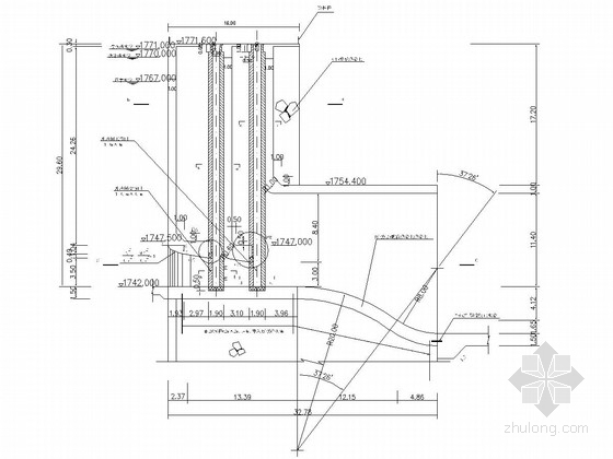 某翻板闸土建结构施工图资料下载-[黑龙江]冲沙闸工程施工图
