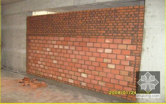 建筑工程砌体工程施工管控要点及质量通病防治措施（附图）-厨房墙体
