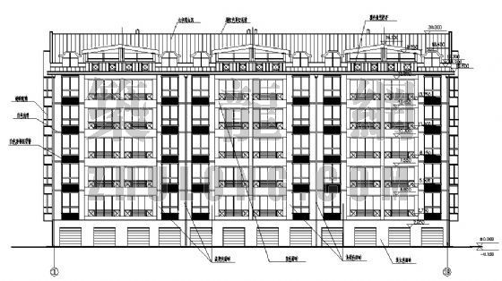 9层商业住宅建筑施工图资料下载-五层住宅建筑施工图