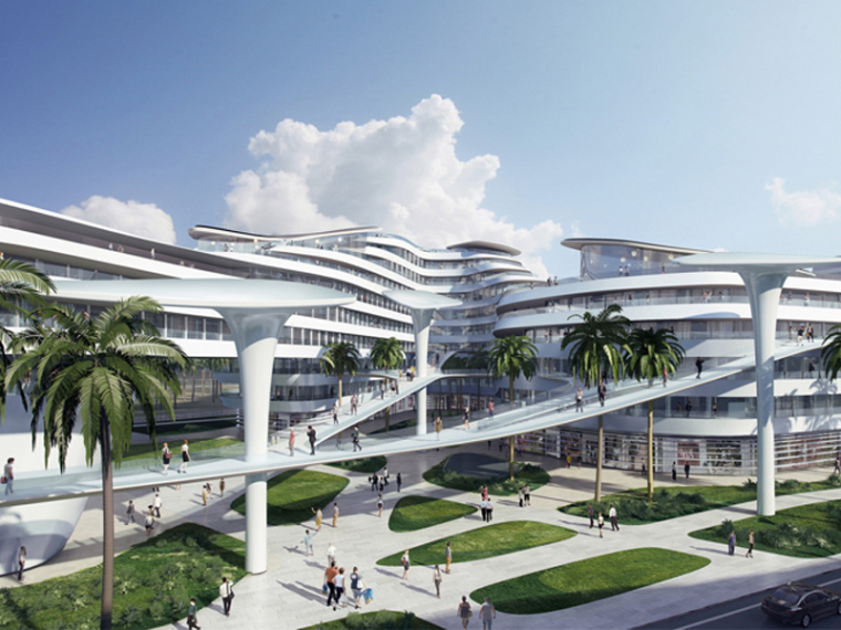 滨河文化广场资料下载-城市规划|CAA公布马尔代夫“生命之城”项目（资料在文末）
