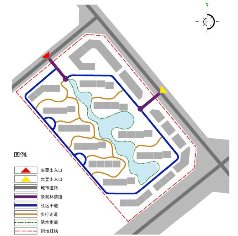 [云南]盛世家园居住区建筑方案文本（JPG+84页）-交通分析