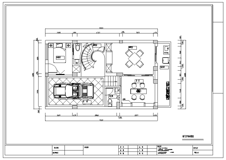 400平米中式别墅施工图资料下载-林总高档三层别墅室内设计施工图（46张）