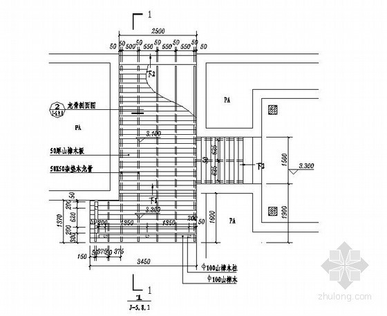 室外木平台施工方案资料下载-木平台施工大样