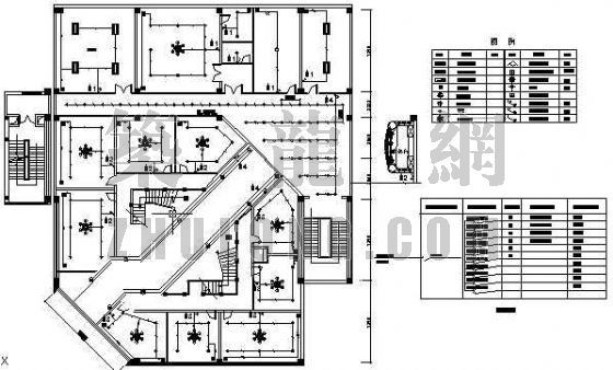 装饰电气回路设计资料下载-宜昌某四层酒楼电气装饰设计