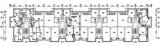 11层新中式住宅施工图资料下载-某11层住宅楼电气施工图