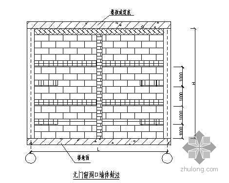 二次结构导墙施工资料下载-北京某高层二次结构施工方案（附图）