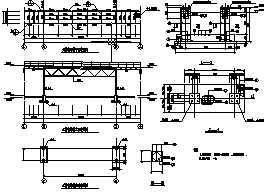 钢箱梁过街天桥图纸资料下载-过街天桥结构施工图