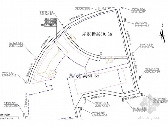 土钉墙基坑支护图资料下载-[山东]土钉墙基坑支护施工设计图