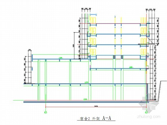 广东脚手架方案资料下载-[广东]双排落地型钢悬挑脚手架施工方案（多图）