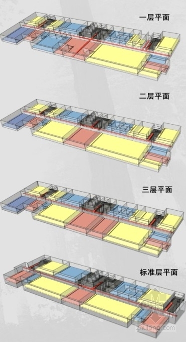 [山东]现代风格办公区规划及单体设计方案文本(  含CAD)- 办公区分析图