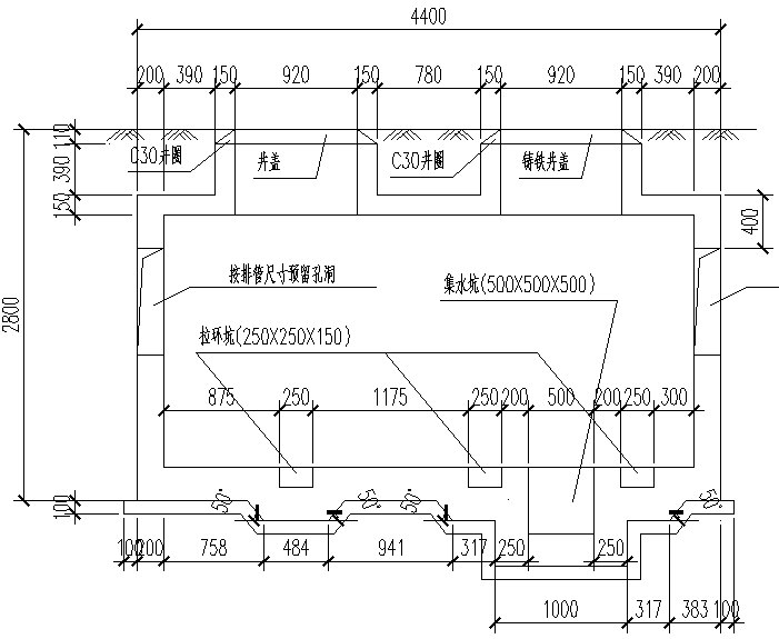 [重庆]城市副中心1741米城市次干路施工设计图纸(道路/边坡/交通/电气/给排水)_8