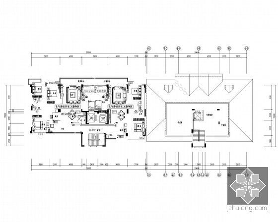 [江西]高层商住楼强弱电施工图（最新设计规范）-5#十层弱电平面图、6#屋面层弱电平面图