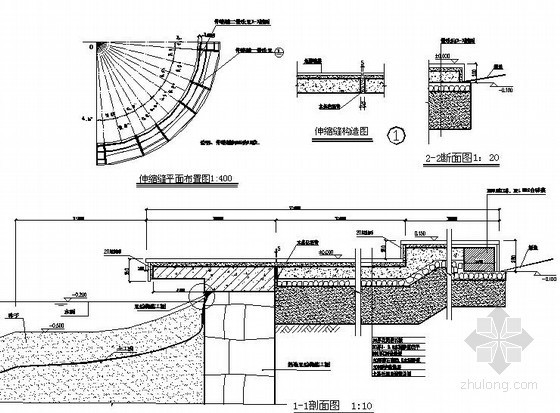 园林铺装施工详图资料下载-单臂花架铺装施工详图