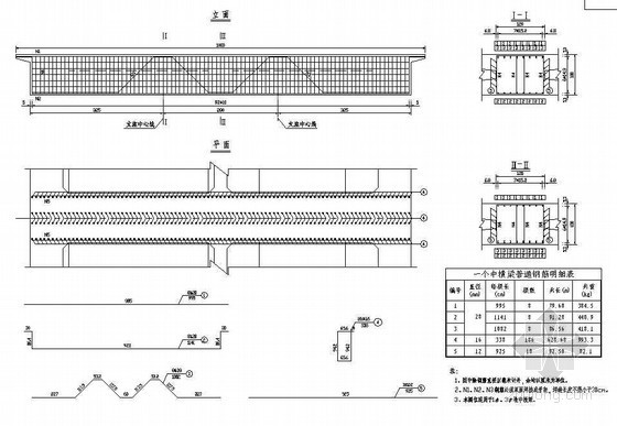 中端横梁施工资料下载-104m组合体系斜拉桥中横梁普通钢筋构造节点详图设计