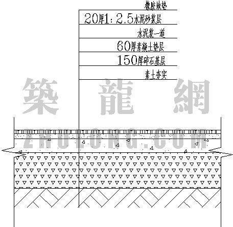 橡胶隔振垫资料下载-橡胶地垫铺地做法详图