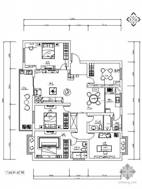 室内家居立面图资料下载-家居室内装饰方案图