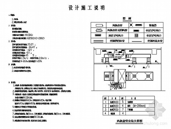 办公室新风施工图资料下载-某办公室空调施工图