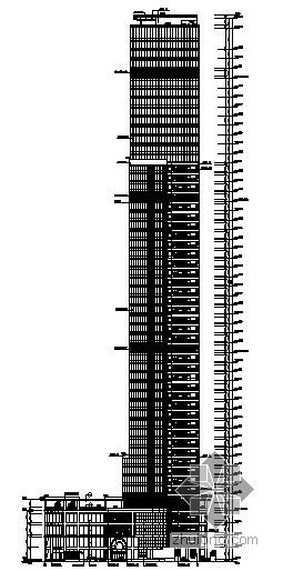 [深圳市]某五十四层超高层商办大厦建筑施工图-2