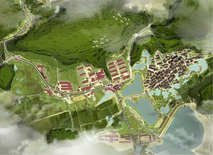 乡村绿色资料下载-[南京]美丽乡村景观改造一期规划设计方案