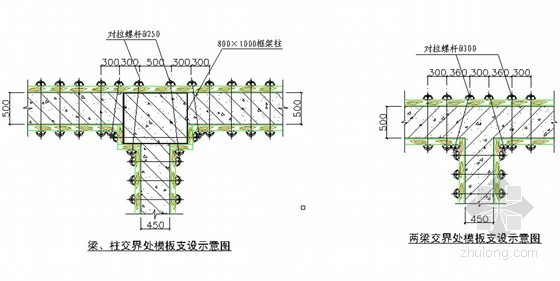 [吉林]办公楼大跨度梁高支模施工方案(24.3m)- 