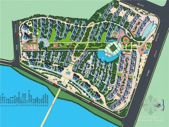 [广州]花园式高档居住区景观规划设计方案