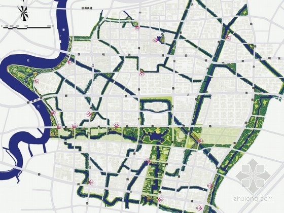 城市雕塑设计方案景观方案资料下载-[宁波]城市区域景观系统设计方案
