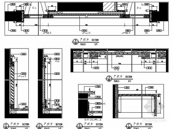 [武汉]田园风三居样板房施工图（含示意图）-图10