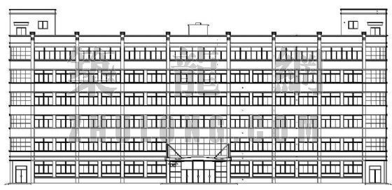 办公楼结施和建施资料下载-某六层综合办公楼建筑、结构施工图