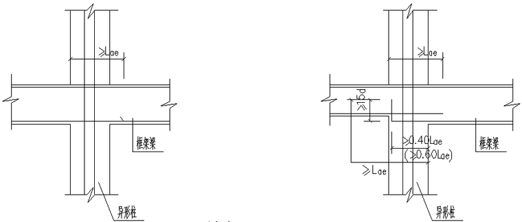 43X13.5m异形柱框架住宅楼施工图（CAD，11张）_4