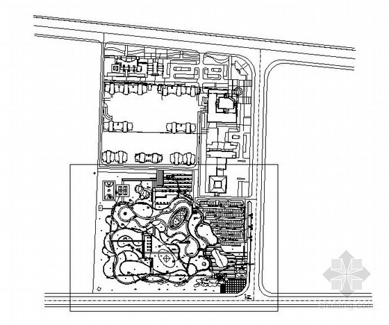 喷泉给排水cad施工图资料下载-[山东]公园给排水施工图