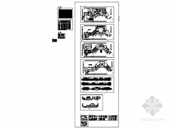 [三亚]某二层欧式高尔夫会所建筑施工图- 