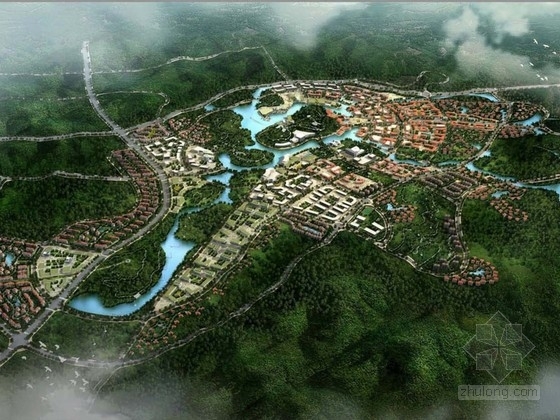 度假酒店概念性规划设计资料下载-[广东]生态型城市核心区概念性规划设计方案文本