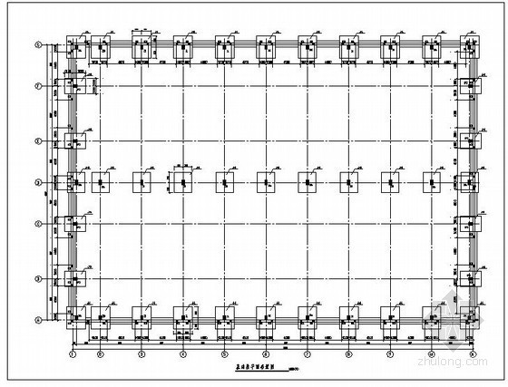 钢混结构支撑资料下载-某带吊车钢混排架厂房结构设计图