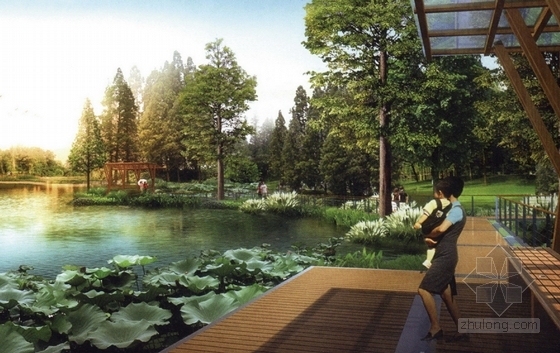 [苏州]浪漫休闲天堂综合型公园景观设计方案-景观效果图