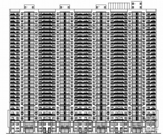 六层一梯三户施工图资料下载-[洛阳]某三十一层商住楼建筑结构施工图