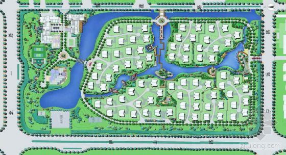 住区公共生活中心规划设计资料下载-[东营]住区景观规划方案设计