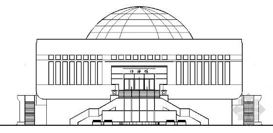 会议馆建筑施工图资料下载-某二层体操馆建筑施工图