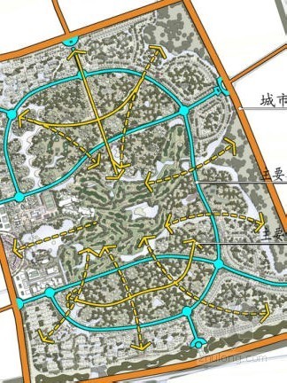 [上海]别墅区高尔夫球场概念性规划- 