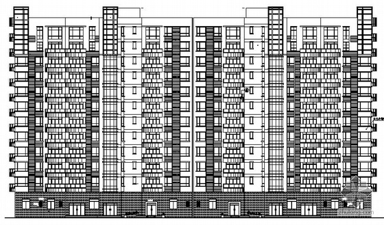 十一层建筑桩基础施工图资料下载-某十一层商住楼建筑施工图