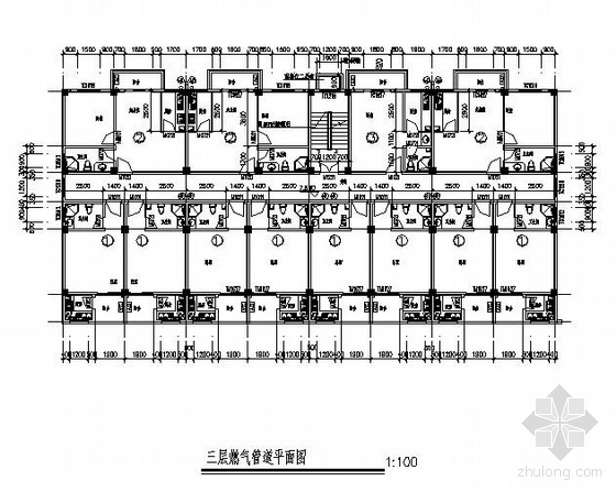 某住宅区室内燃气管道图-3