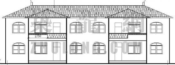 圆钢结构别墅建筑施工图资料下载-某别墅建筑、结构施工图（2）