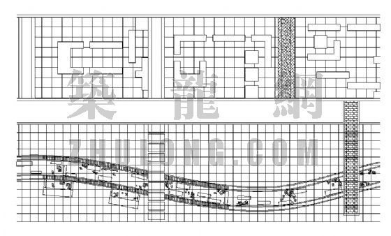 滨湖居住区平面图资料下载-居住区铺装平面图（14）