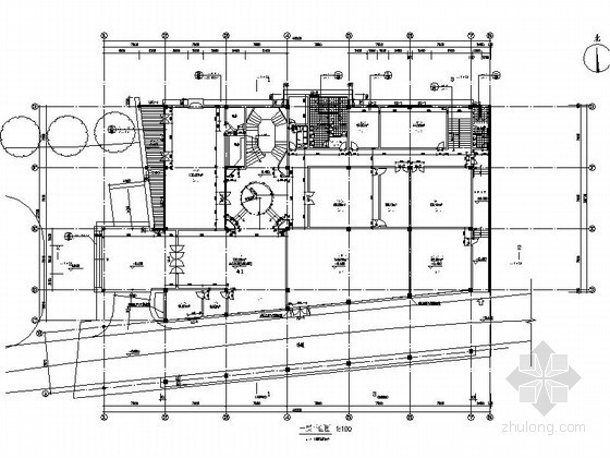 [武当山]玄武湖某国际大酒店二层酒店会所建筑施工图- 