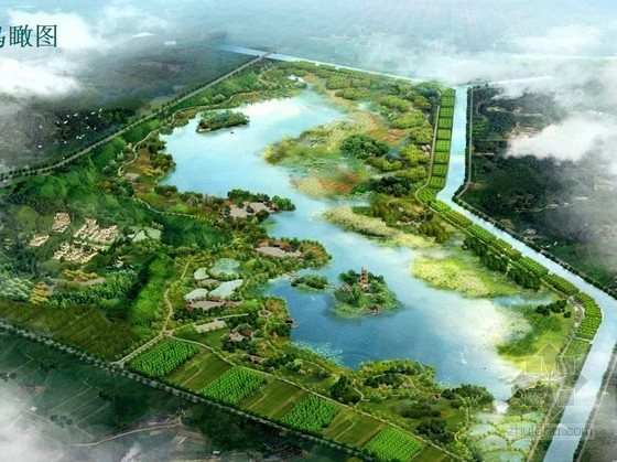 [汾阳]河道生态湿地工程景观设计方案- 
