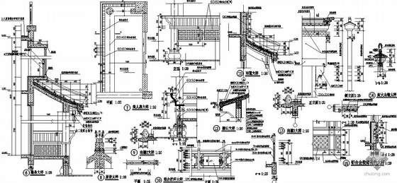 [成都]某古城八期仿古建筑施工图(包括大门,商业,住宅)09年最新作品-图3